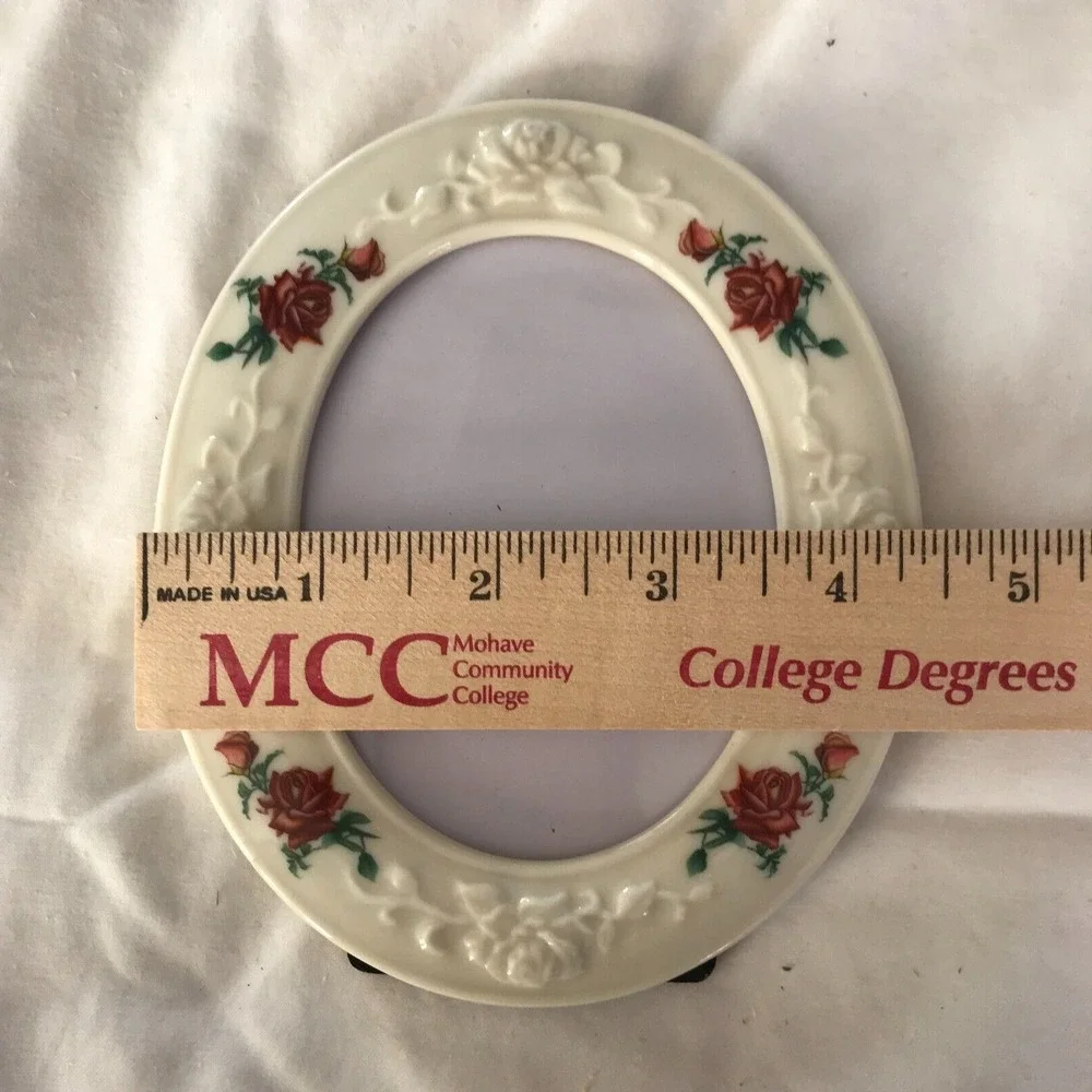 Avon Birthday 2007 President's Club PC, Picture Frames, Set of 3, Porcelain